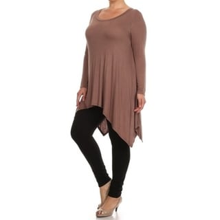 plus size women's tunics for leggings