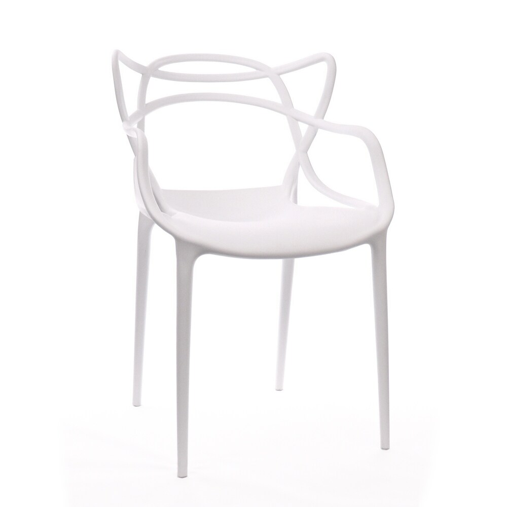 White Masters Modern Dining Chair Set Of 4