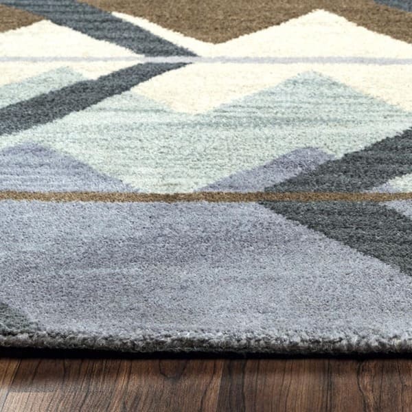 Alora Decor Pueblo Multi-colored Hand-tufted Wool Rug