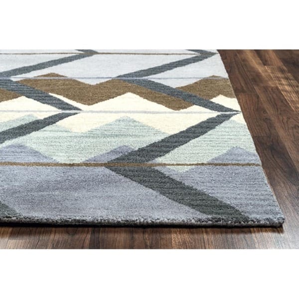 Alora Decor Pueblo Multi-colored Hand-tufted Wool Rug
