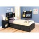 preview thumbnail 3 of 5, Bella Tall 1-Drawer Night Stand, Black