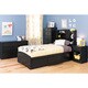 preview thumbnail 2 of 5, Bella Tall 1-Drawer Night Stand, Black