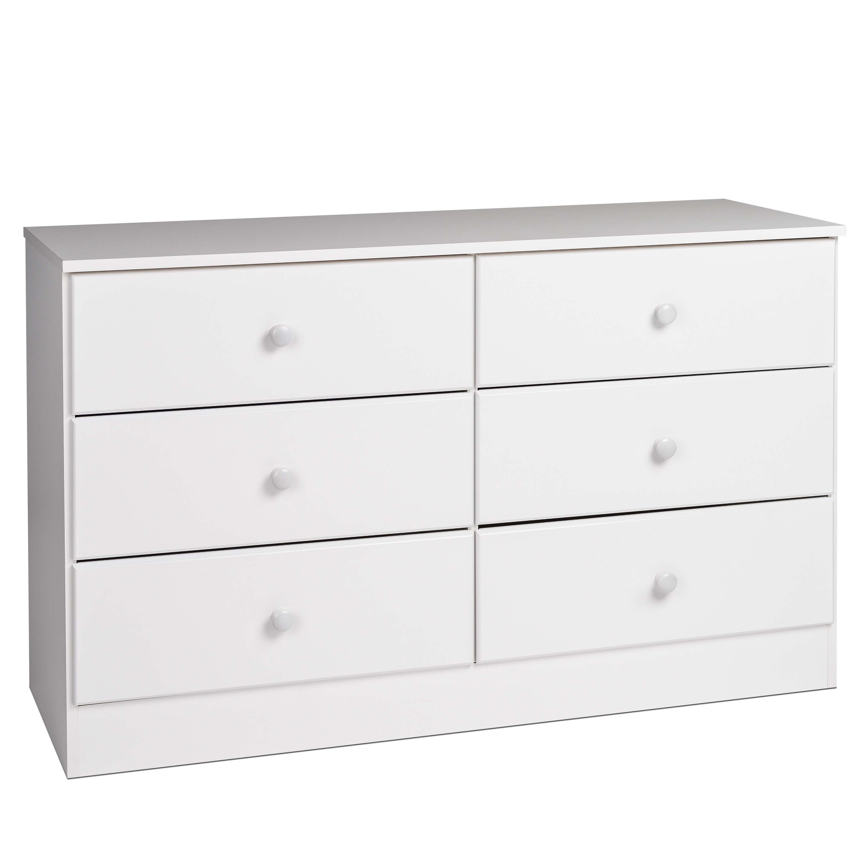 Shop Bella 6 Drawer Dresser White Free Shipping Today