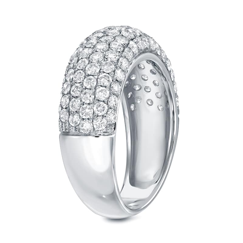 Auriya Pave Diamond Dome Band 1 1/2 carat TDW 14K White Gold