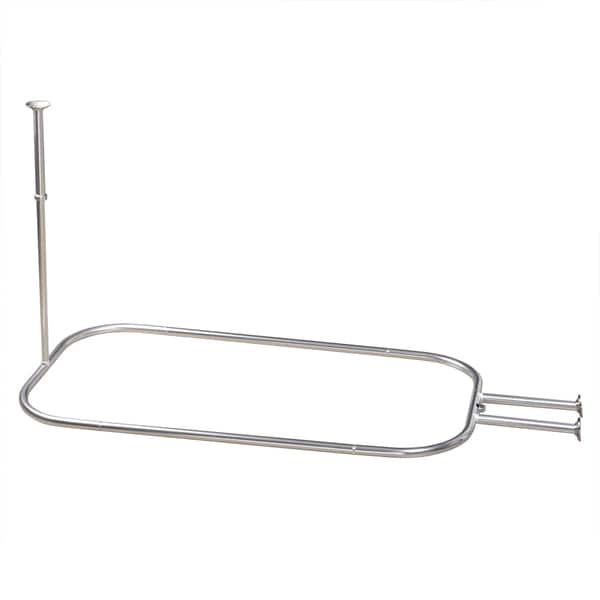 Shop Never Rust Polished Chrome Aluminum Rectangular Hoop Shaped