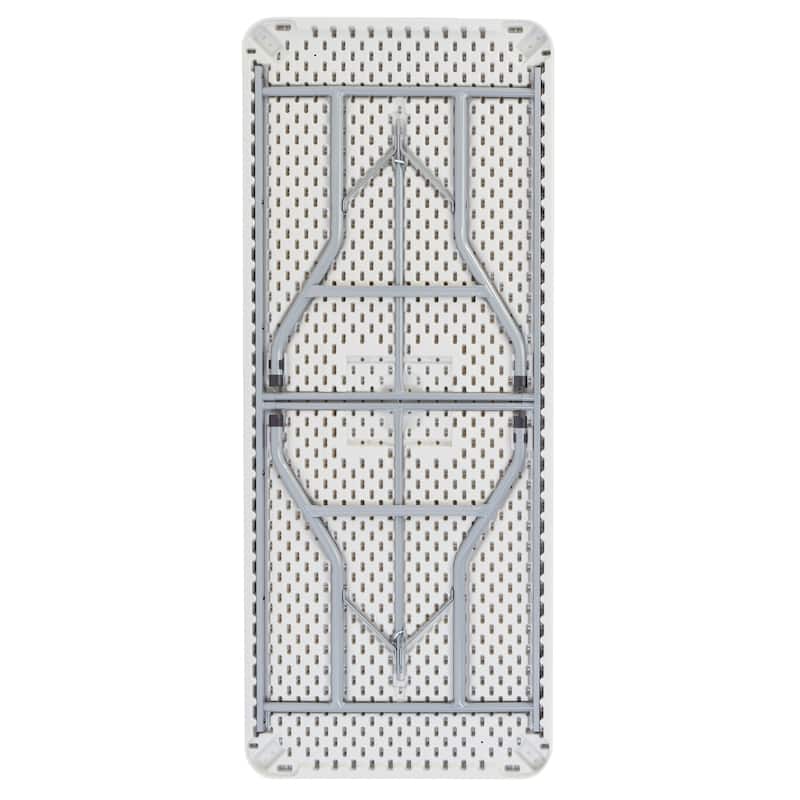 (20 Pack) NPS 30 x 72 Heavy Duty Folding Table, Speckled Gray
