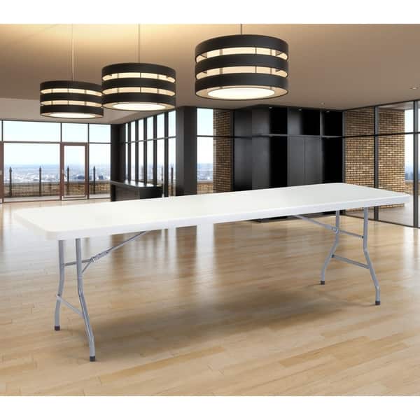 8' Plastic Folding Table 30