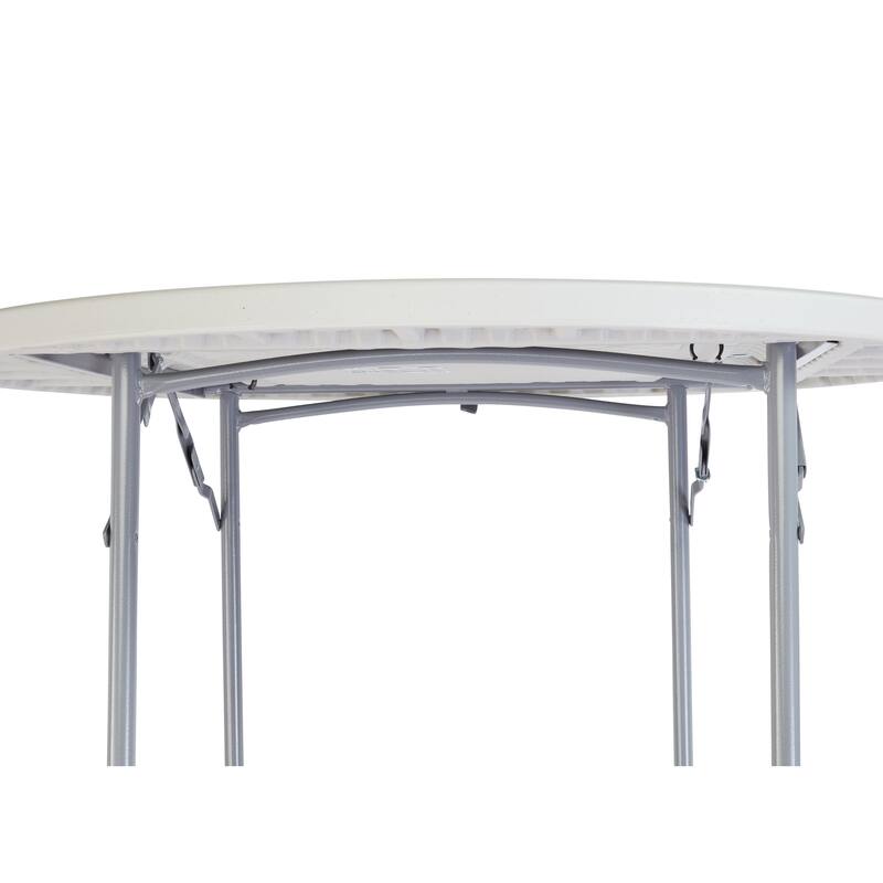 (4 Pack) NPS 60" Heavy Duty Round Folding Table