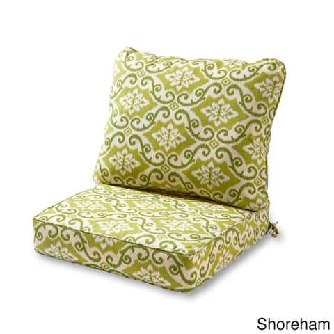 White Outdoor Cushions Pillows Online At Our Best Havenside Home Elmington Deep Seat 25 Inch X 47 Outdoor Back And