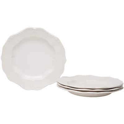 Red Vanilla Country Estate White Salad Plates (Set of 4)