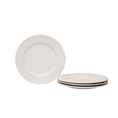 Red Vanilla Nantucket White Salad Plates (Set of 4)