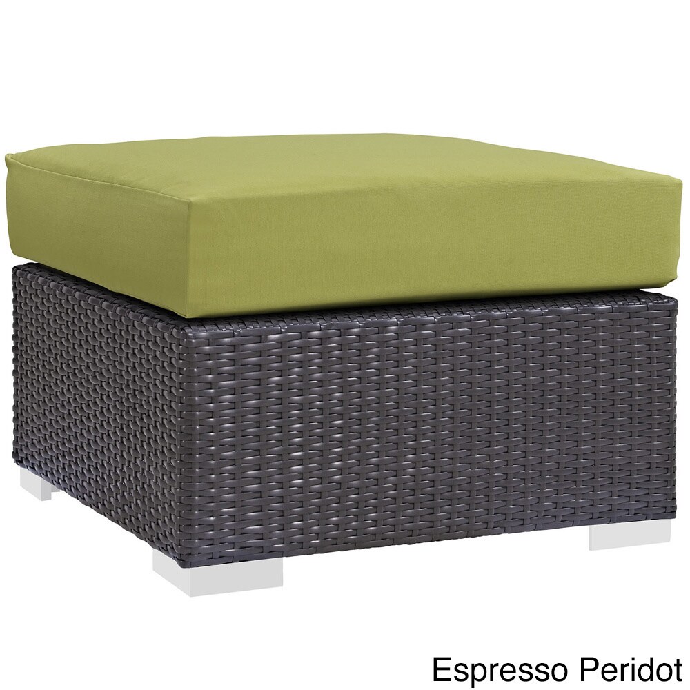 Shop Havenside Home Sadie Upholstered Outdoor Patio Ottoman Free