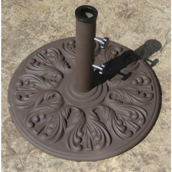 Shop 40 lb Antique Bronze Cast Iron Umbrella Base - Overstock - 11140750
