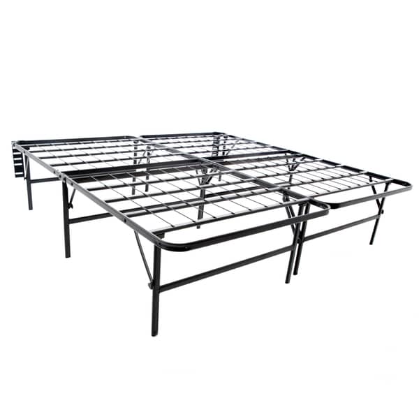 Brookside Foldable Bed Frame Mattress Foundation 18 Inch Brookside Foldable Bed Frame Mattress Foundation 18 Inch Deluxe Height Twin