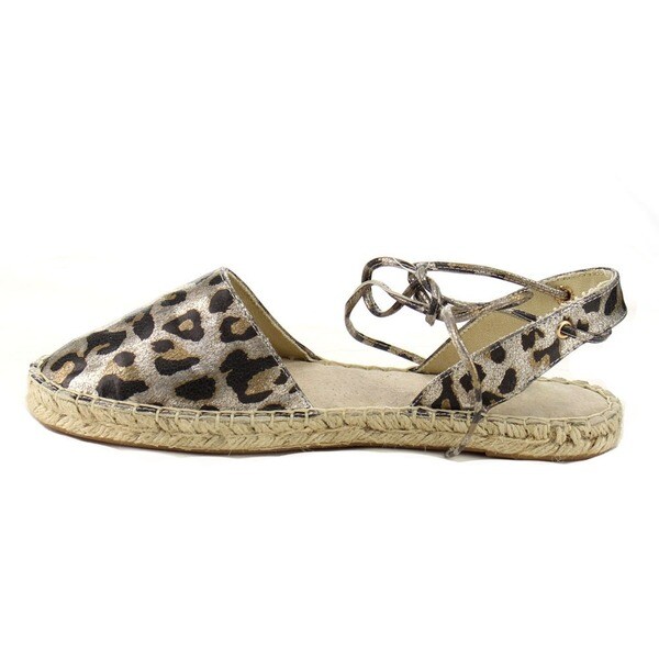 Beston AB05 Women's Leopard Espadrilles 