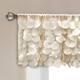 Lush Decor Gigi Delicate Textured Window Valance