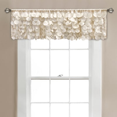Lush Decor Gigi Ivory Valance - 70x14