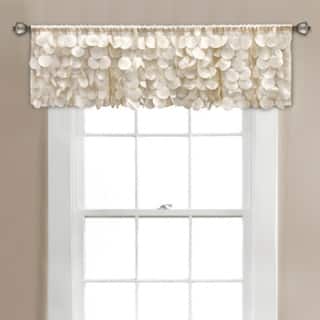 Lush Decor Gigi Delicate Textured Window Valance