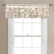 Lush Decor Gigi Window Curtain Valance - Ivory - 14" x 70"