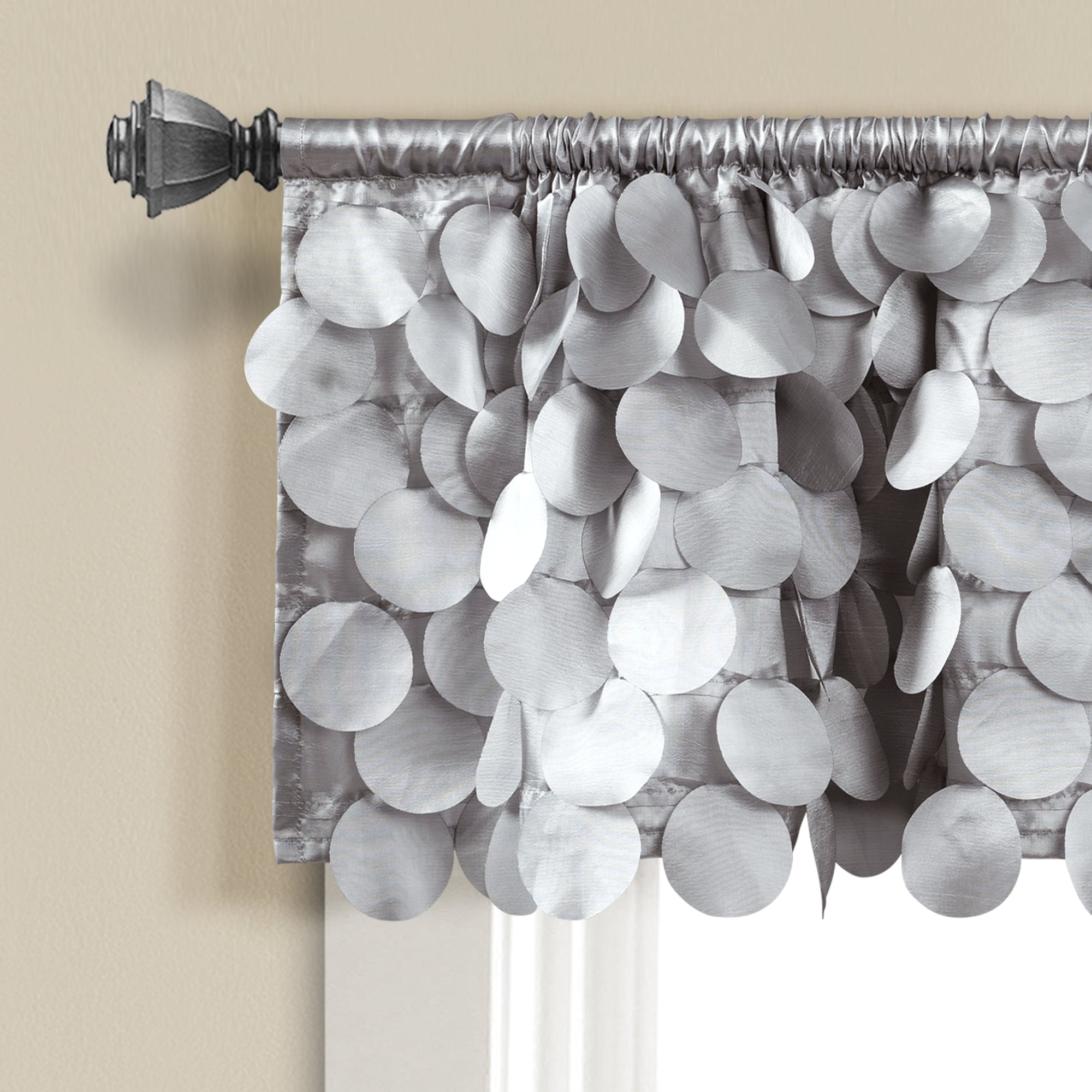 shower curtain with small hooks