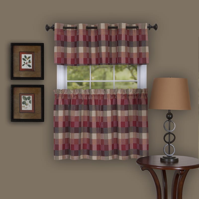 Achim Harvard Curtain Tier Pair - 57x24