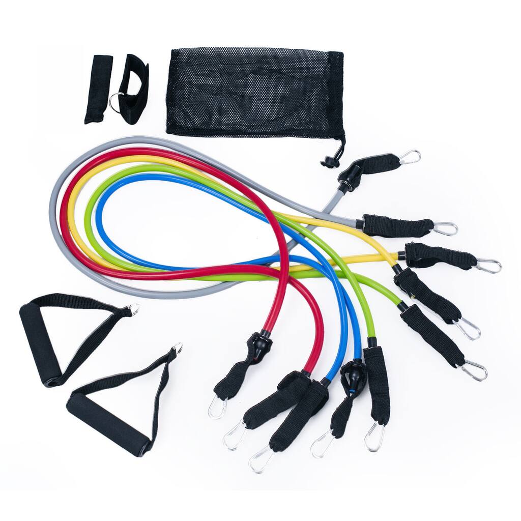 Adeco 10-piece Resistance Band Set