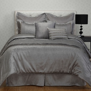 Madison Park Crawford Grey Jacquard 7-piece Comforter Set