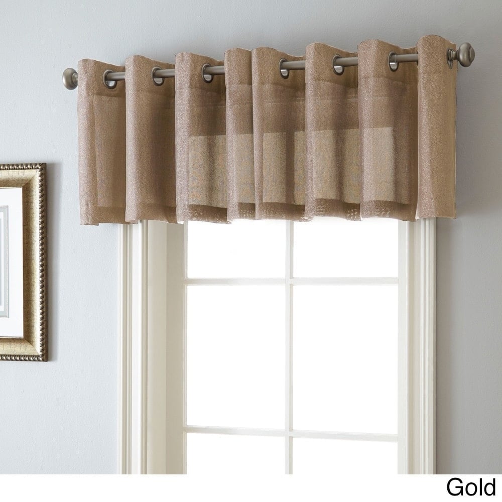 Nanshing Lavender 54 x 18-inch Grommet-top Curtain Valance - 54 x 18