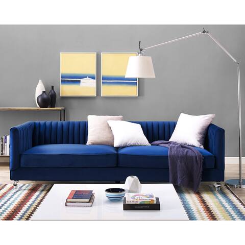 Blue Velvet Sofas Couches Online At Our