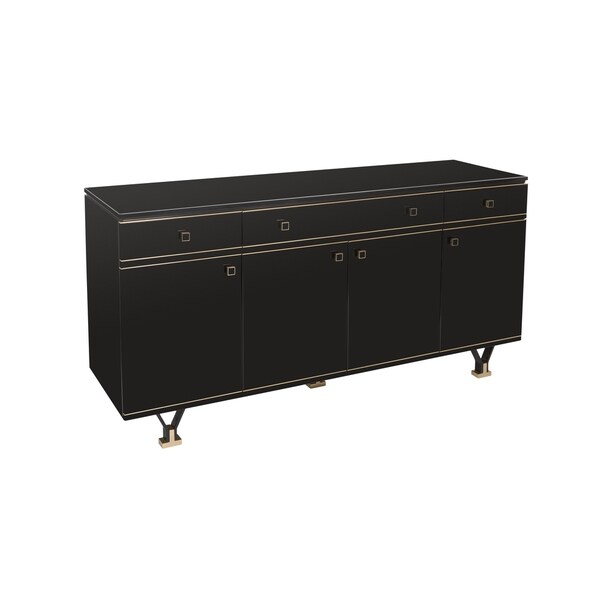 black lacquer buffet