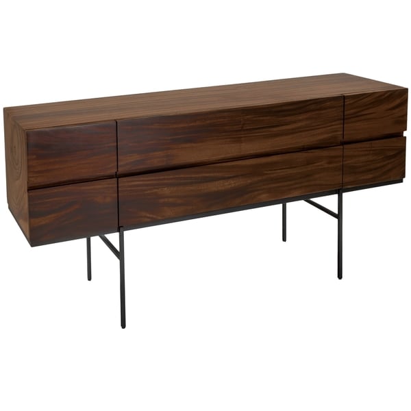 Safavieh Couture High Line Collection Jordan Suar Wood Java Tea Brown Storage Buffet