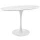 Lippa 48" Oval-Shaped Wood Top Dining Table - Thumbnail 2