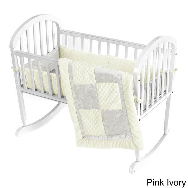 Shop Crocodile Minky Cradle Bedding Set Overstock 11149871