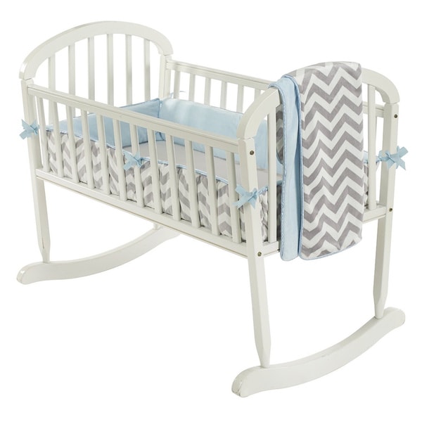 Minky Chevron Cradle Bedding   18147497