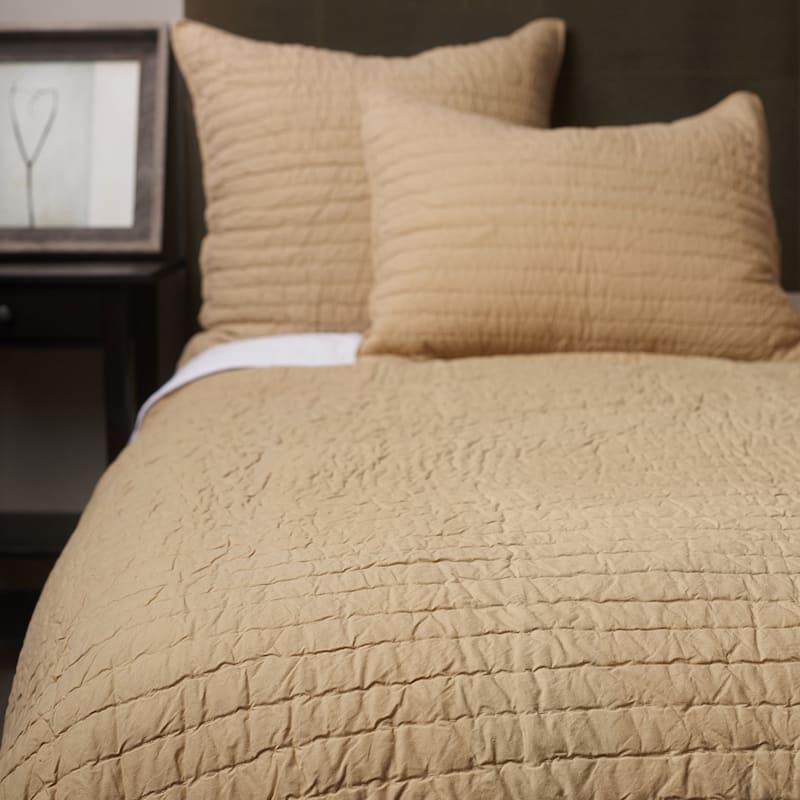 Beige Basic Cotton Quilt