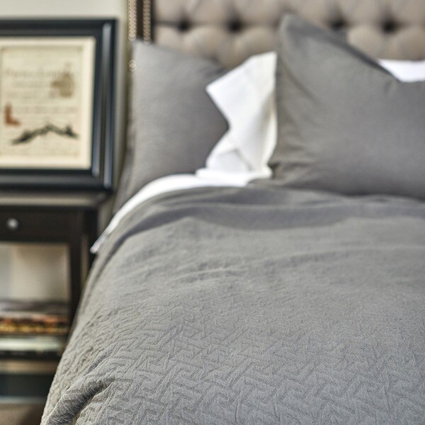 Heather Matelasse Cotton Quilt