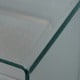 preview thumbnail 4 of 6, Ramona Tempered Glass Office Desk by Christopher Knight Home