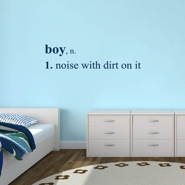 Boy Definition- Wall Decal 48-inch wide x 12-inch tall - Bed Bath ...