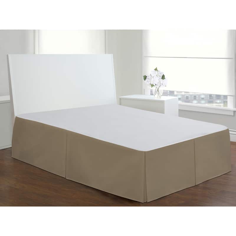 Basic Microfiber Tailored Bedskirt with 14-inch Drop