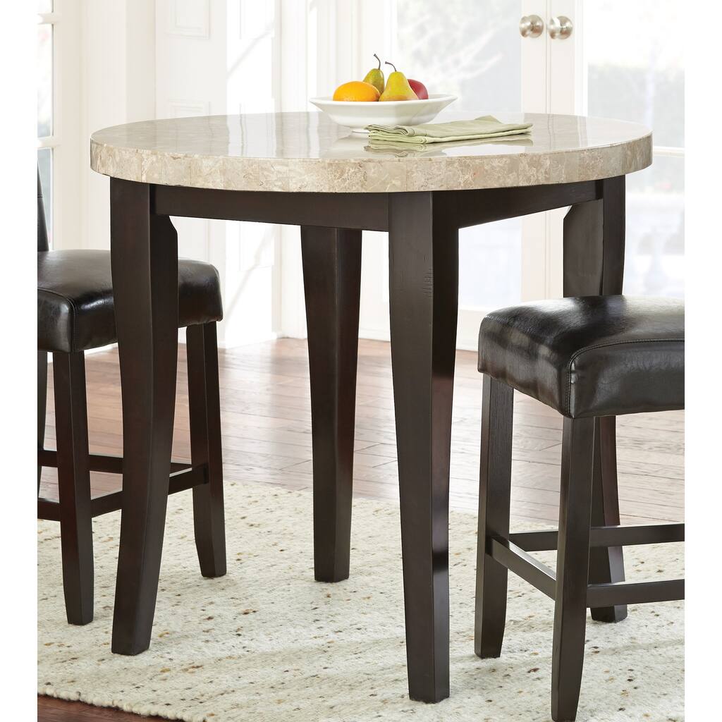 Greyson Living Malone 40 Inch Round Counter Height Table - Espresso