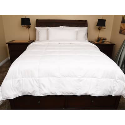 Downia Luxury All Season White Goose Down Duvet (Includes 2 Comforters)