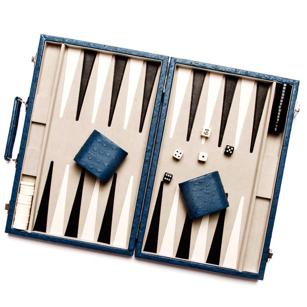 Ostrich Style New School Backgammon Set