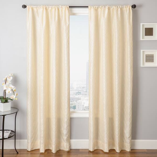 Softline Abadan Pintuck Rod Pocket Curtain Panel Bed Bath & Beyond 11153455