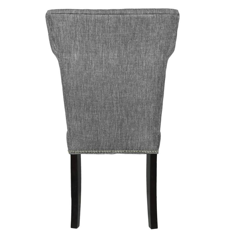 SOLE DESIGNS - BELLA Key Largo Spring Seating Double Dow Wing Back Nail Trim Edging Upholstered Dini