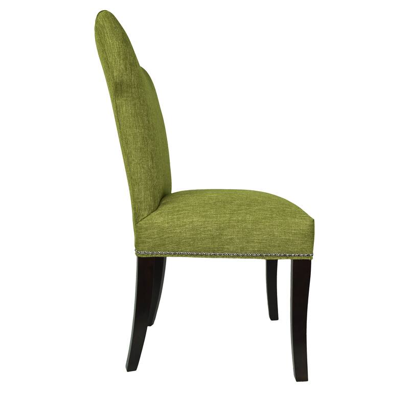 SOLE DESIGNS - BELLA Key Largo Spring Seating Double Dow Wing Back Nail Trim Edging Upholstered Dini