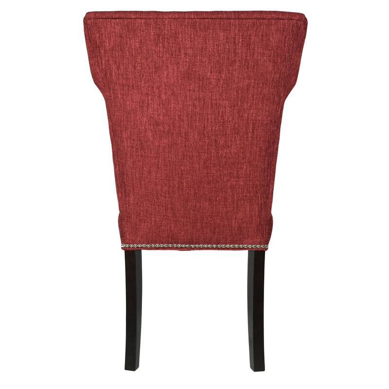 SOLE DESIGNS - BELLA Key Largo Spring Seating Double Dow Wing Back Nail Trim Edging Upholstered Dini