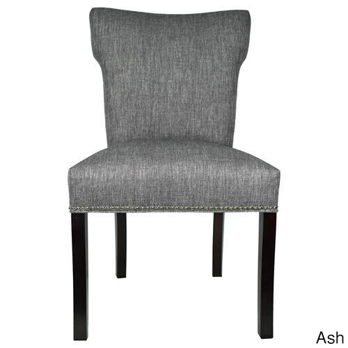 SOLE DESIGNS - BELLA Key Largo Spring Seating Double Dow Wing Back Nail Trim Edging Upholstered Dini - Grey