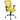 Posey Yellow Mesh Back Adjustable Swivel Office Arm Chair with Chrome Base