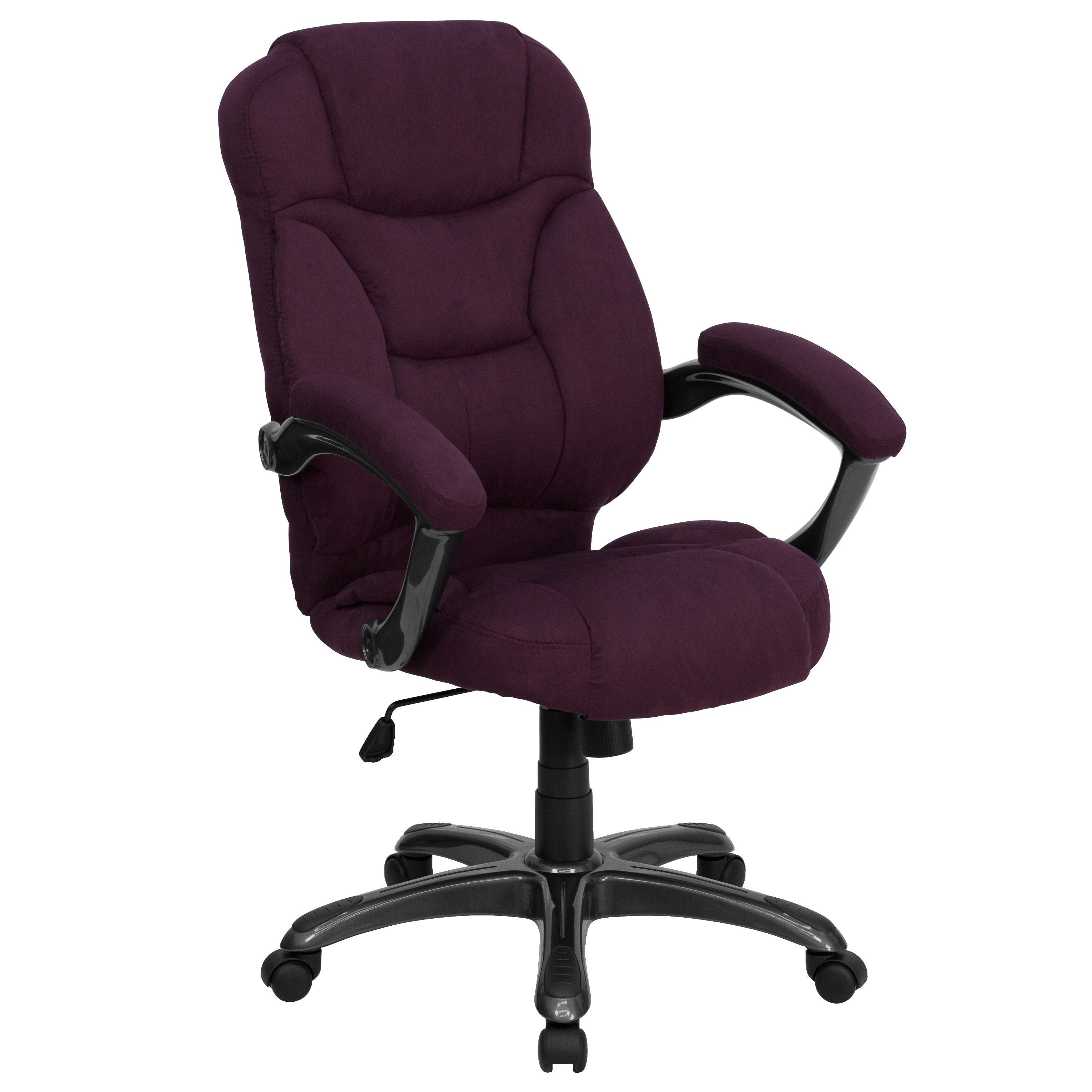 purple microfiber chair