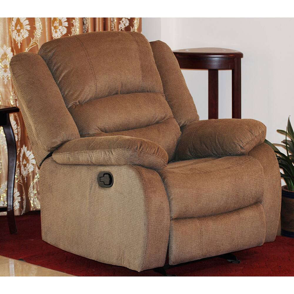 Contemporary Fabric Rocking Recliner Chair